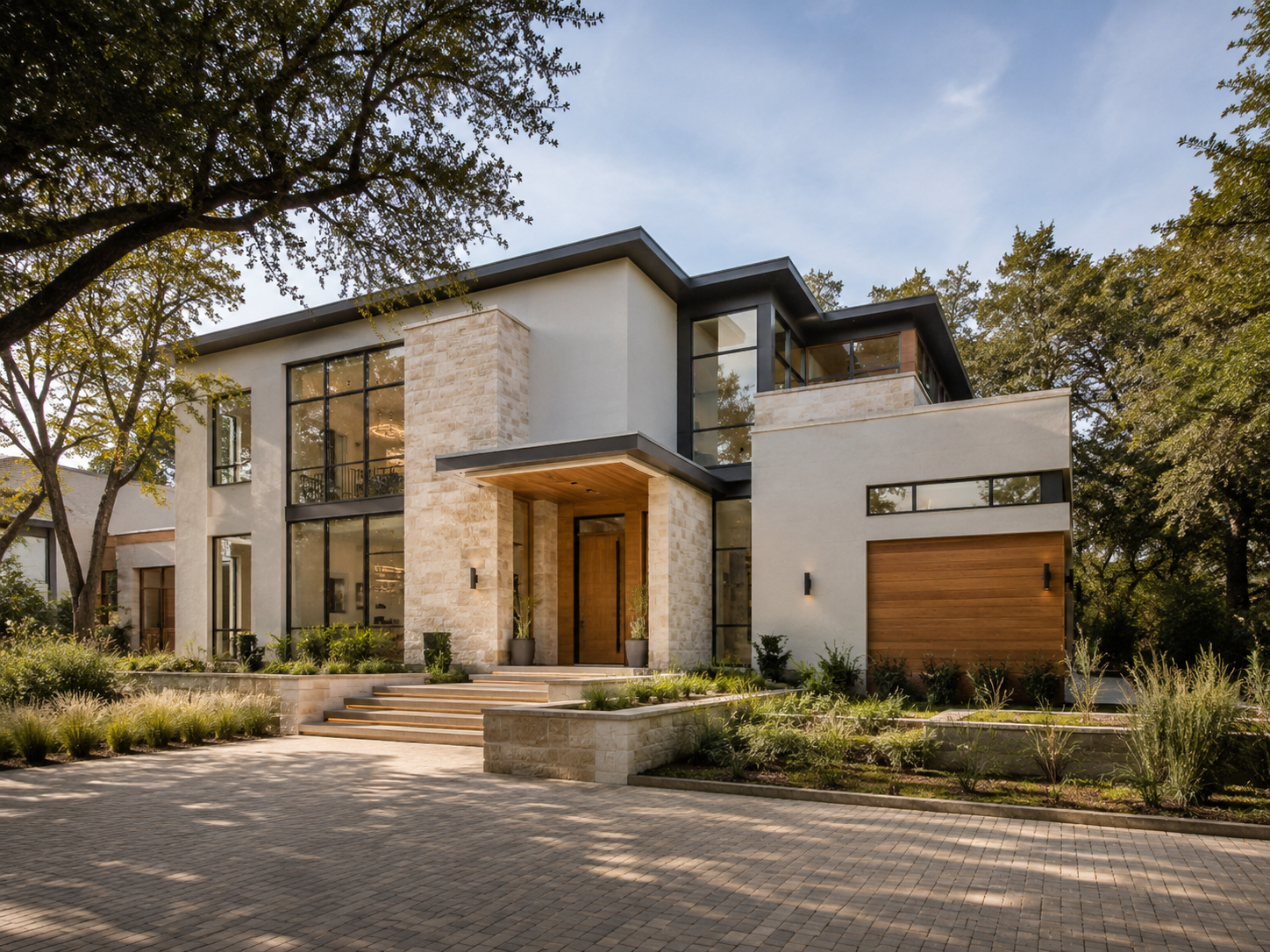 Luxury house exterior example
